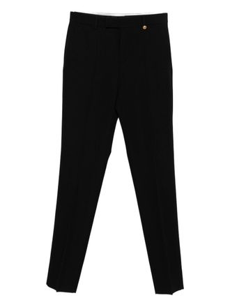 Versace Straight Leg Wool Trousers