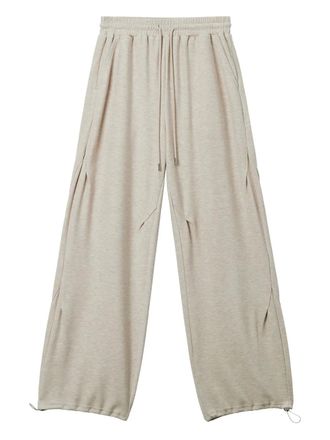 B+ab drawstring-fastening track pants - women - Polyester/Viscose - S - Neutrals