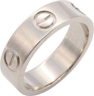 Cartier Silver White Gold (18K) Band Ring (Pre-Owned)