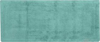 KASANOVA Tappeto bagno 60x130 cm cotone verde