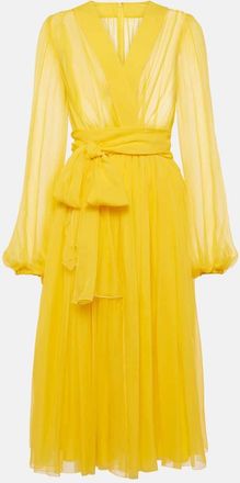 Dolce & Gabbana Silk chiffon midi dress