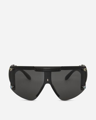 Ottolinger Gem-Stud Knotted Sunglasses Black