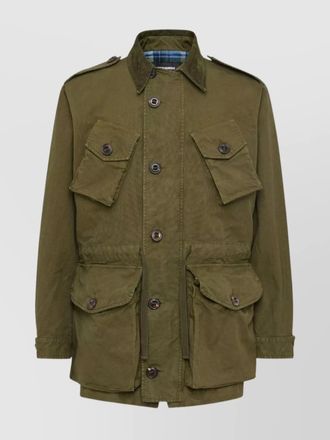 Dsquared2 utility jacket with epaulettes and pockets