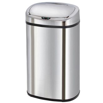 Kitchen Move Cubo de basura de cocina autom&aacute;tico plata 58l