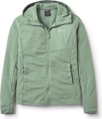 RAB Tecton Hoody Fleecejacke f&uuml;r Damen | gr&uuml;n