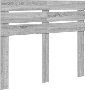 vidaXL Cabecero Gris Sonoma 135 Cm Madera Contrachapada Vidaxl