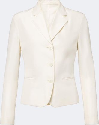 Gucci Blazer monopetto in faille di seta