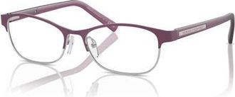 A|X Armani Exchange 53mm Oval optical glasses in Red at Nordstrom
