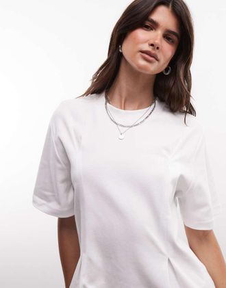 AllSaints Sofia Lisa T-shirt a maniche corte bianca-Bianco