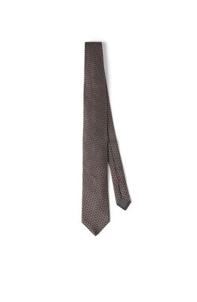 Brunello Cucinelli Silk necktie in Hazelnut at Nordstrom