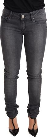 Acht Womens Skinny Jeans Dark Grey Cotton - Size 26 (Waist)