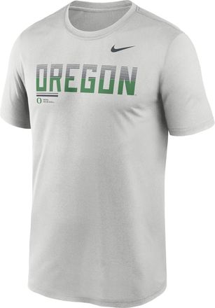 Nike Oregon Sideline Legend Nike Mens Dri-FIT College T-Shirt in Grey | 02TI0BBUON-7SB