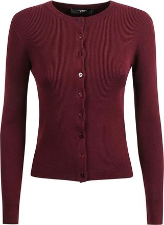 Max Mara Dames, Truien, Rood, Maat: L Viscose