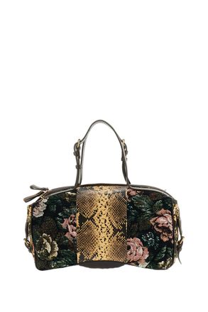 Dries Van Noten Multicolor East West Tapestry Jacquard Handbag