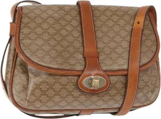Celine Pre-owned Cross Body Bags, female, Beige, Size: ONE SIZE Pre-owned Vintage Crossbody Bag