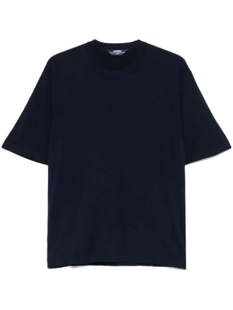 K-Way Combe T-shirt - men - Cotton - S - Blue