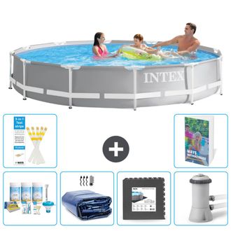 Intex Piscina Prism Frame Redonda - 366x76 Cm - 7-piezas S59