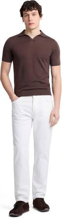Onia Linen Denim 5 Pocket Pant in White at Nordstrom, Size 40