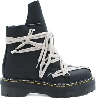 Dr. Martens lace-up platform boots - men - Leather/Leather/Rubber - 6.5 - Black