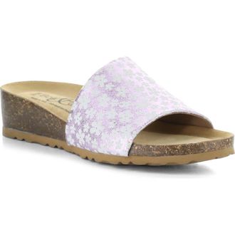 Bos. & Co. Lux Slide Sandal in Pink/white Cartier F at Nordstrom, Size 10-10.5Us
