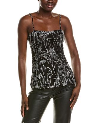 Akris Silk-Blend Textured Blouse