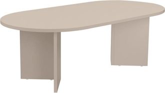 Calicosy Mesa de centro ovalada l119 cm - cachemira