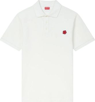 Kenzo Polo Boke Flower Con Ricamo-Uomo