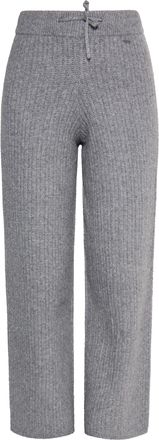 Dreimaster Dreimaster Gebreide broek Dames grijs melange