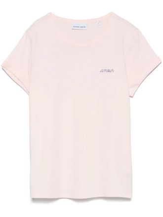 Maison Labiche Poitou Amour T-shirt - women - Organic Cotton - S - Pink
