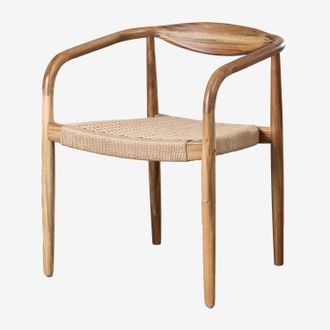 Sklum Sklum - Pack De 4 Sillas De Comedor En Madera De Acacia Mallory