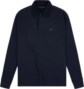 Tommy Hilfiger Polo Shirt - Heren - Polos - Blauw - XL - Katoen - Tops