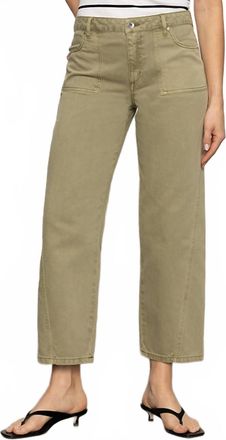 Sanctuary District High Rise Column Ankle Jeans In Bamboo