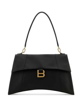 Balenciaga Hourglass Soft medium schoudertas - Zwart