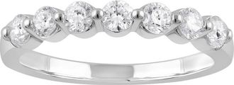 Grown Brilliance 0.55 Carat 14K White Gold Round Cut Lab Grown Diamond Wedding Ring for Women- Color/Clarity-G+SI