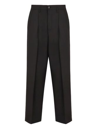 Department Five pleated-front trousers - Black