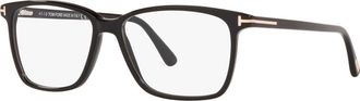 Tom Ford 55mm Irregular optical glasses in Black at Nordstrom