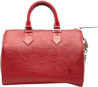 Louis Vuitton Pre-owned Handbags, female, Red, Size: ONE SIZE Pre-owned Speedy25 Epi Handbag