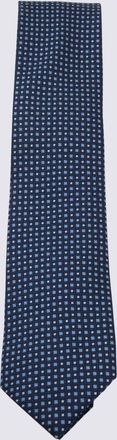 Ermenegildo Zegna Blue Silk Tie