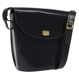 Bally Vintage Leather Leather Shoulder Bag Bag (Pre-Owned)
