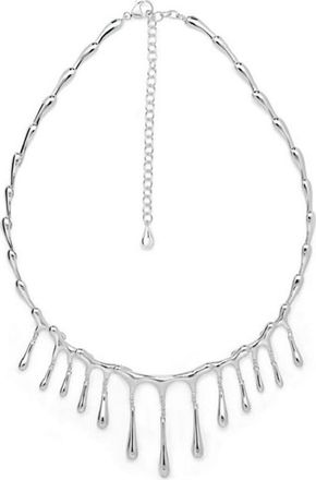 Lucy Quartermaine Short Multi Drop Necklace in Sterling Silver at Nordstrom, Size 20
