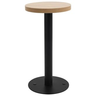 vidaXL Mesa De Bistr&oacute; Mdf Marr&oacute;n Claro 40 Cm Vidaxl