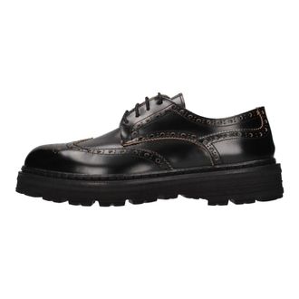 Rolando Sturlini Lage schoenen - Heren - Veterschoenen - Zwart - 41 EU - Leer - Schoenen