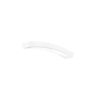 Luce-Ambiente-Design Led Aloha Plaster Paintable Wall Light 12w with Warm and Natural Light 55 Cm