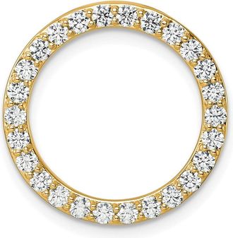 Diamond2Deal 14k Gold Lab Grown Diamond Pendant (1ct, VS, G-H)