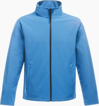 Regatta Mens Regatta Standout Mens Ablaze Printable Soft Shell Jacket - Navy - Size: 44/Regular