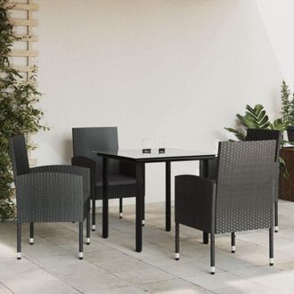 vidaXL Furniture Limited - Juego De Comedor De Jard&iacute;n 5 Pzas Rat&aacute;n