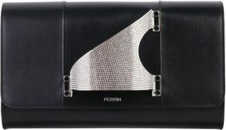 Perrin Paris LEiffel Strass Clutch in Black W/Clear Strass at Nordstrom