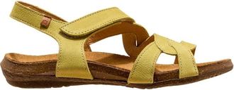 El Naturalista Platte sandaal - Dames - Schoenen - Geel - Maat: 38 EU