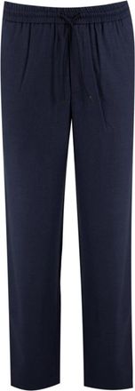Sease Trekkoord wollen broek - Heren - Straight fit broeken - Blauw - 2XL - Wol - Broeken