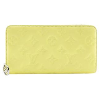 Louis Vuitton Tweedehands leren portemonnees - Dames - Pre-owned - Geel - Maat: ONE Size Leer
